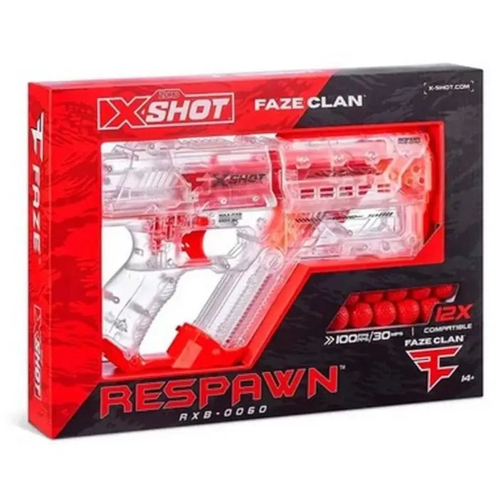 Іграшкова зброя Zuru X-Shot Швидкострільний бластер Chaos FAZE Respawn (12 кульок) (36499) зображення 3