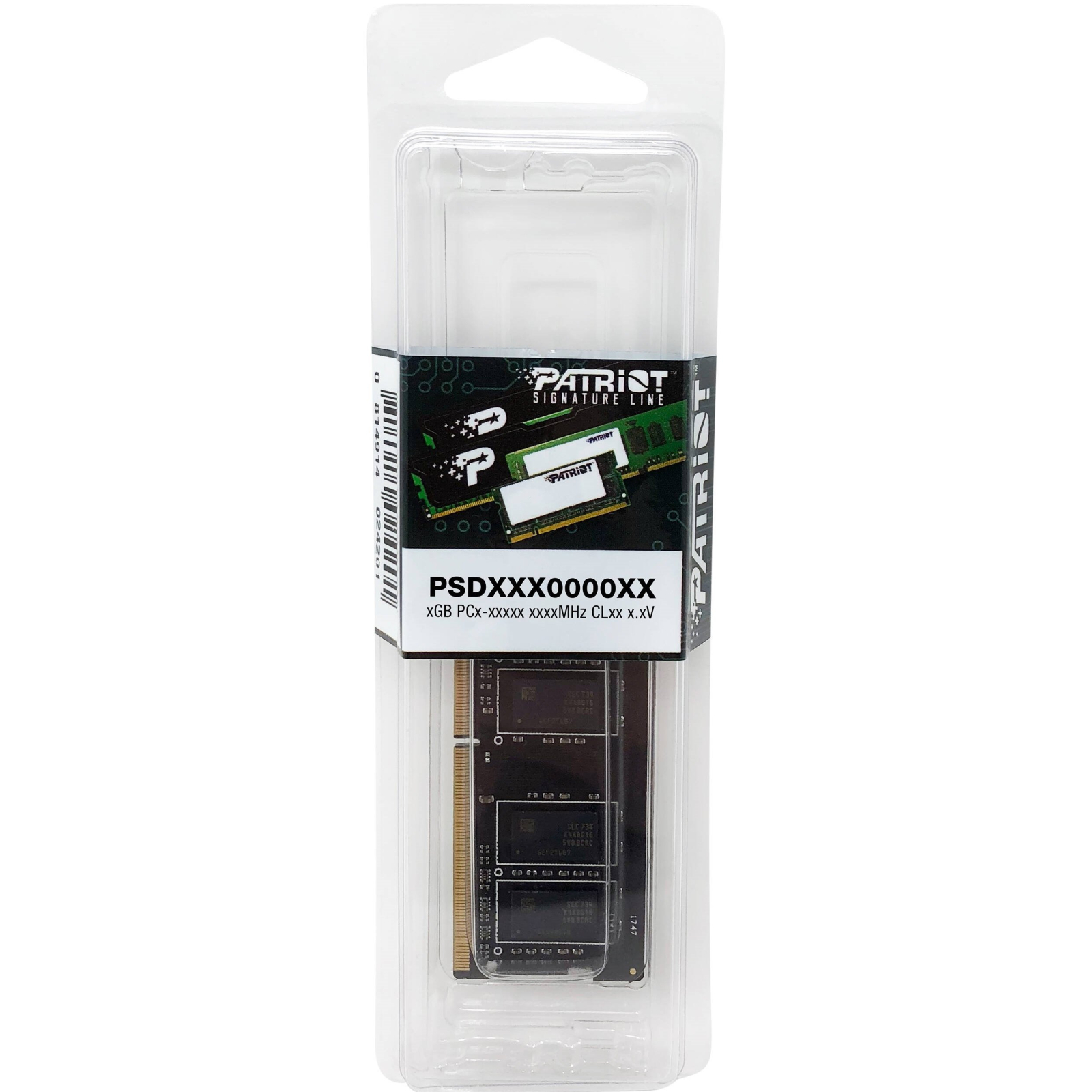 Модуль памяти для ноутбука SoDIMM DDR4 16GB 2666 MHz Signature Line Patriot (PSD416G266681S) изображение 5