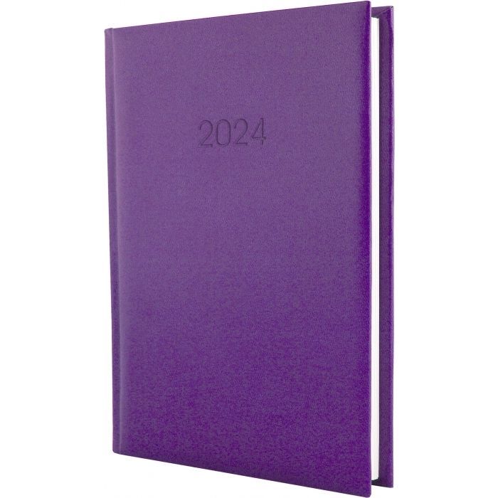 Еженедельник Economix датированный 2024 PRINCIPE сиреневый, А5 (E21690-12)