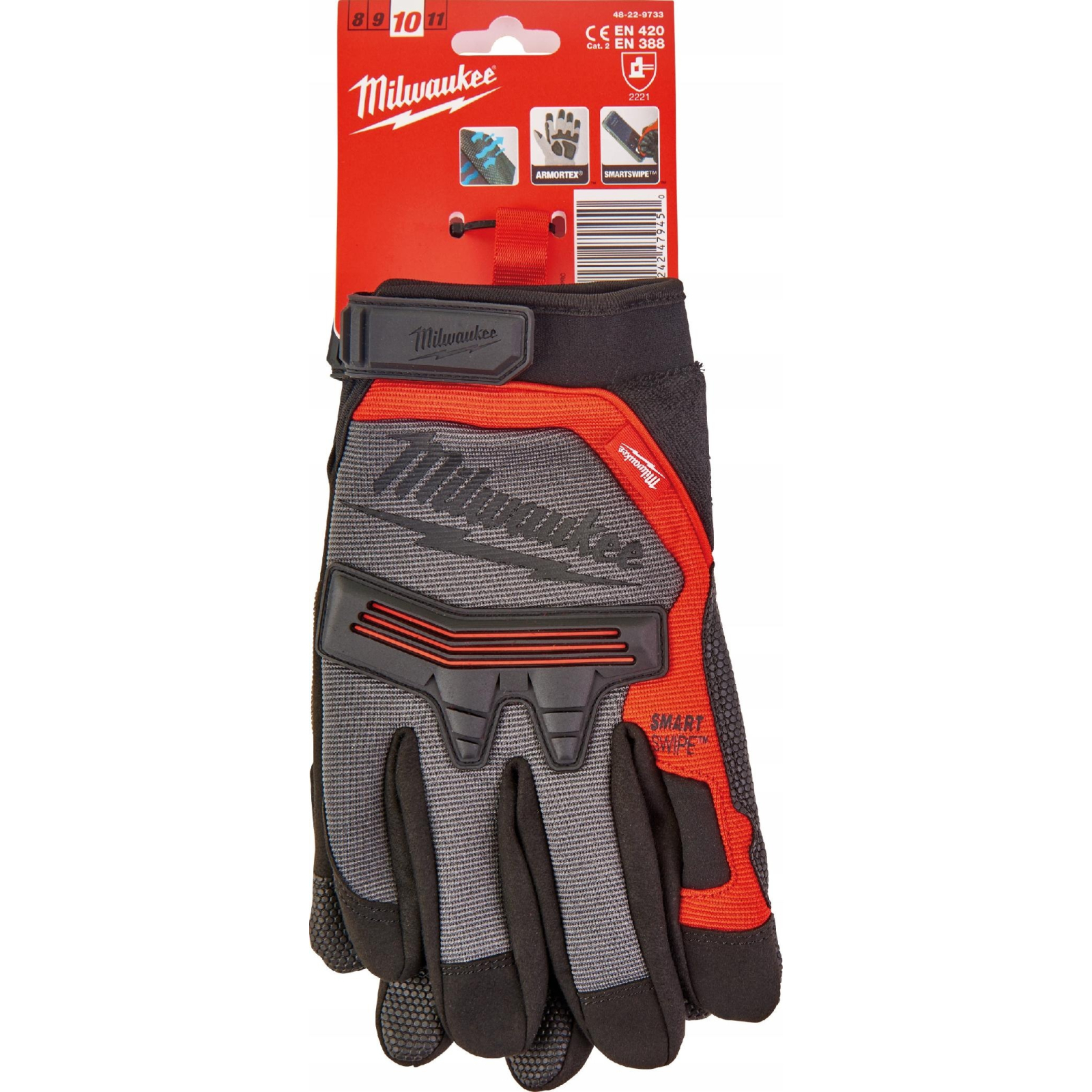 Защитные перчатки Milwaukee категория II EN388:2016 (2121X) 10/XL (48229733) изображение 12