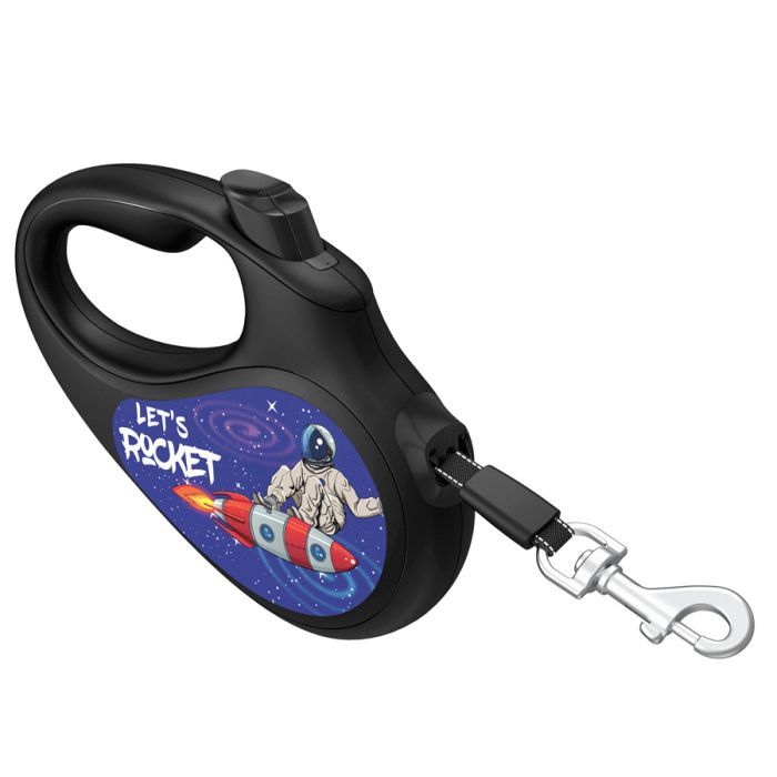 Повідець для собак WAUDOG R-leash "Ракета" світловідбивна стрічка L до 50 кг 5 м чорний (8126-0125-01) зображення 5 Повідець для собак WAUDOG R-leash "Ракета" світловідбивна стрічка L до 50 кг 5 м чорний (8126-0125-01) зображення 5