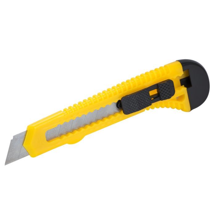 Ніж монтажний Sigma пластиковий корпус, лезо 18мм, автоматичний замок (8213011) зображення 2