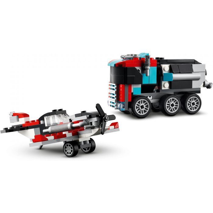 Конструктор LEGO Creator Бортова вантажівка з гелікоптером 270 деталей (31146) зображення 8