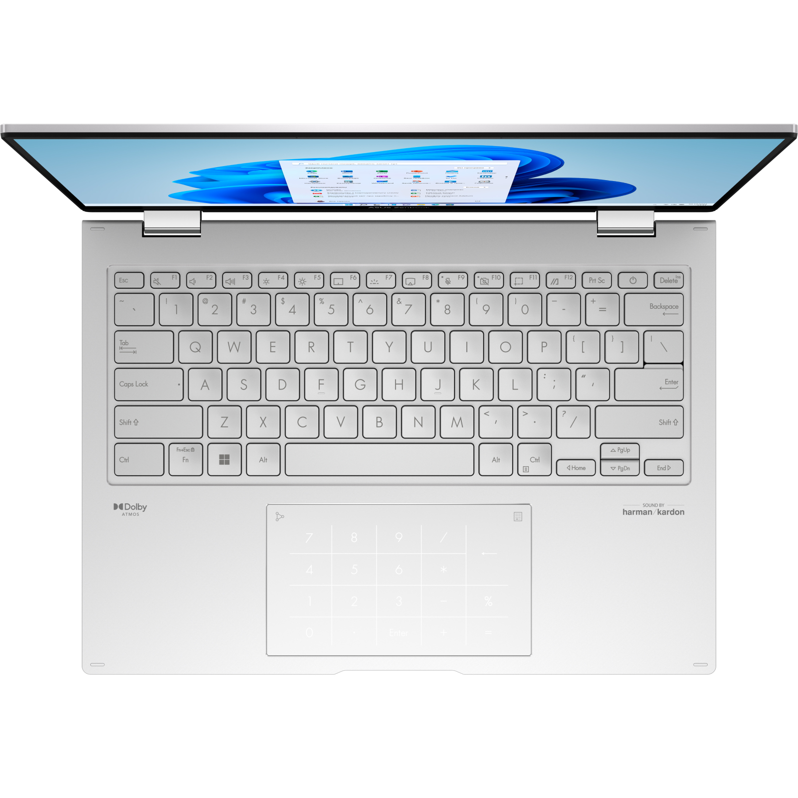 Ноутбук ASUS Zenbook 14 Flip OLED UP3404VA-KN060W (90NB10E3-M005L0) изображение 4