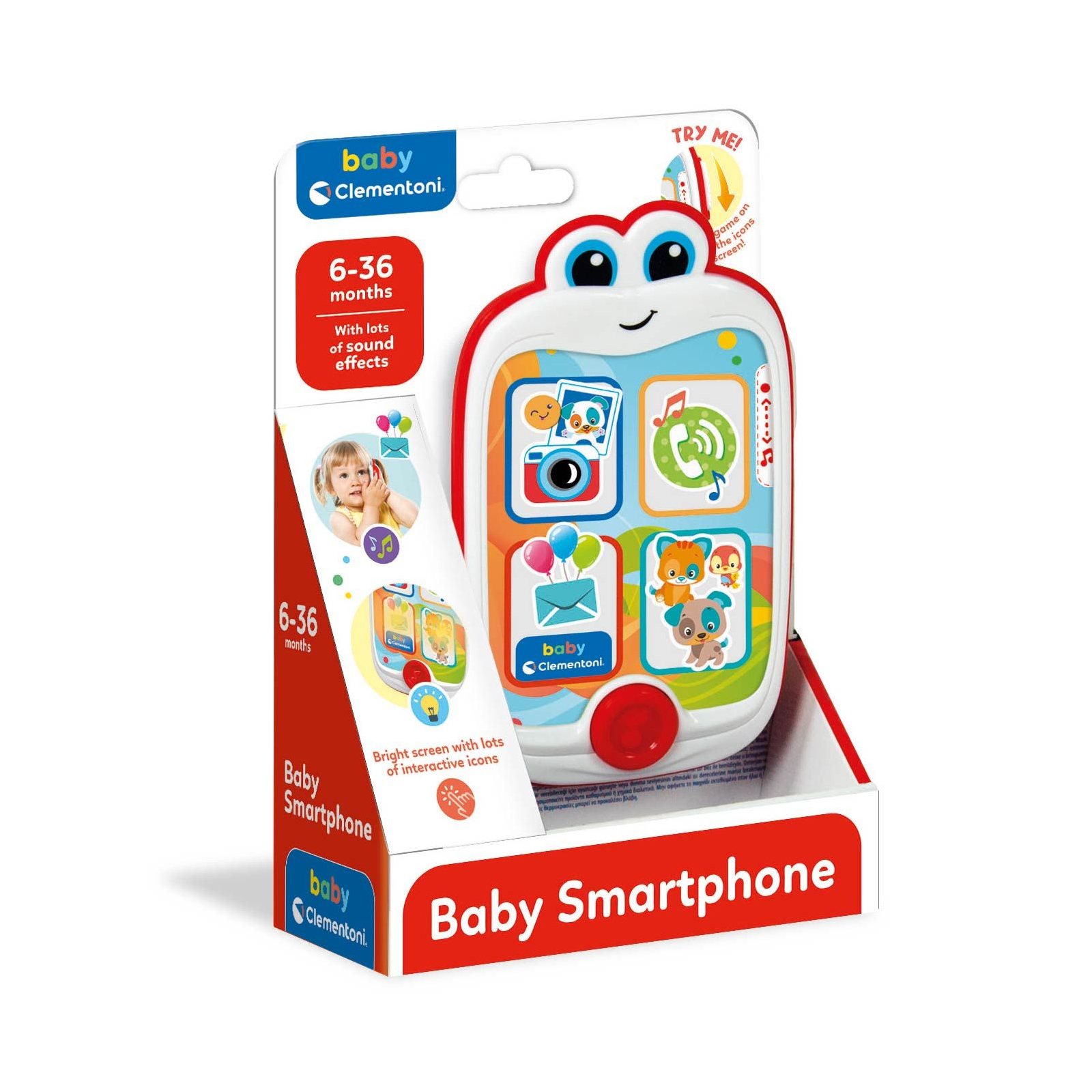 Розвиваюча іграшка Clementoni Baby Smartphone (14948) зображення 2