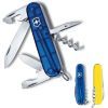 Нож Victorinox Spartan Ukraine 91 мм Синьо-прозорий/Жовтий (1.3603.T2.8) изображение 2