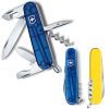 Нож Victorinox Spartan Ukraine 91 мм Синьо-прозорий/Жовтий (1.3603.T2.8)