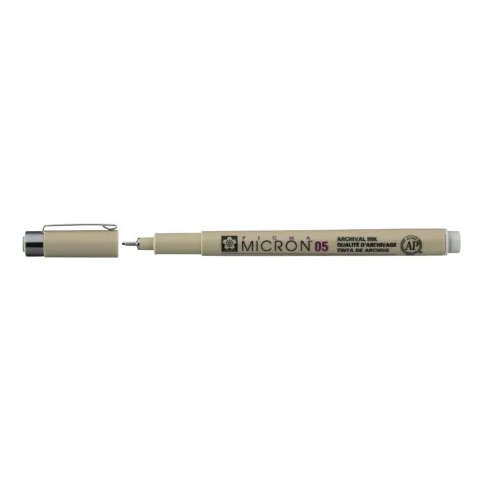 Лайнер Sakura Pigma Micron (0.5) 0,45 мм Светло-серый (084511333673)
