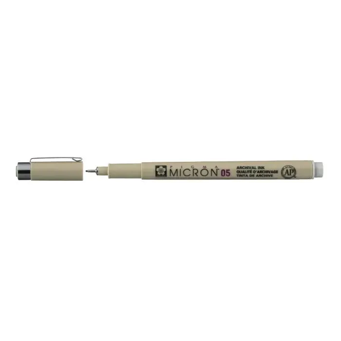 Лайнер Sakura Pigma Micron (0.5) 0,45 мм Светло-серый (084511333673)