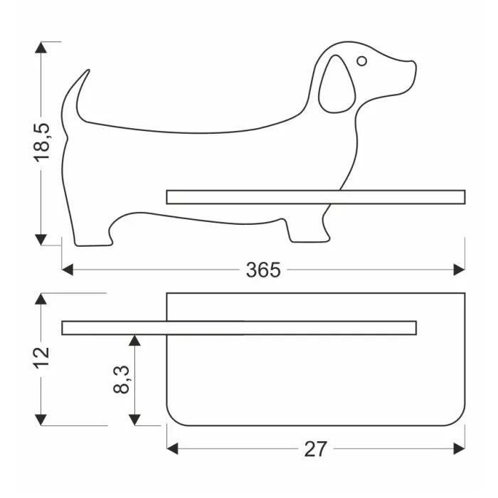 Світильник Candellux DOG (21-01047) зображення 2