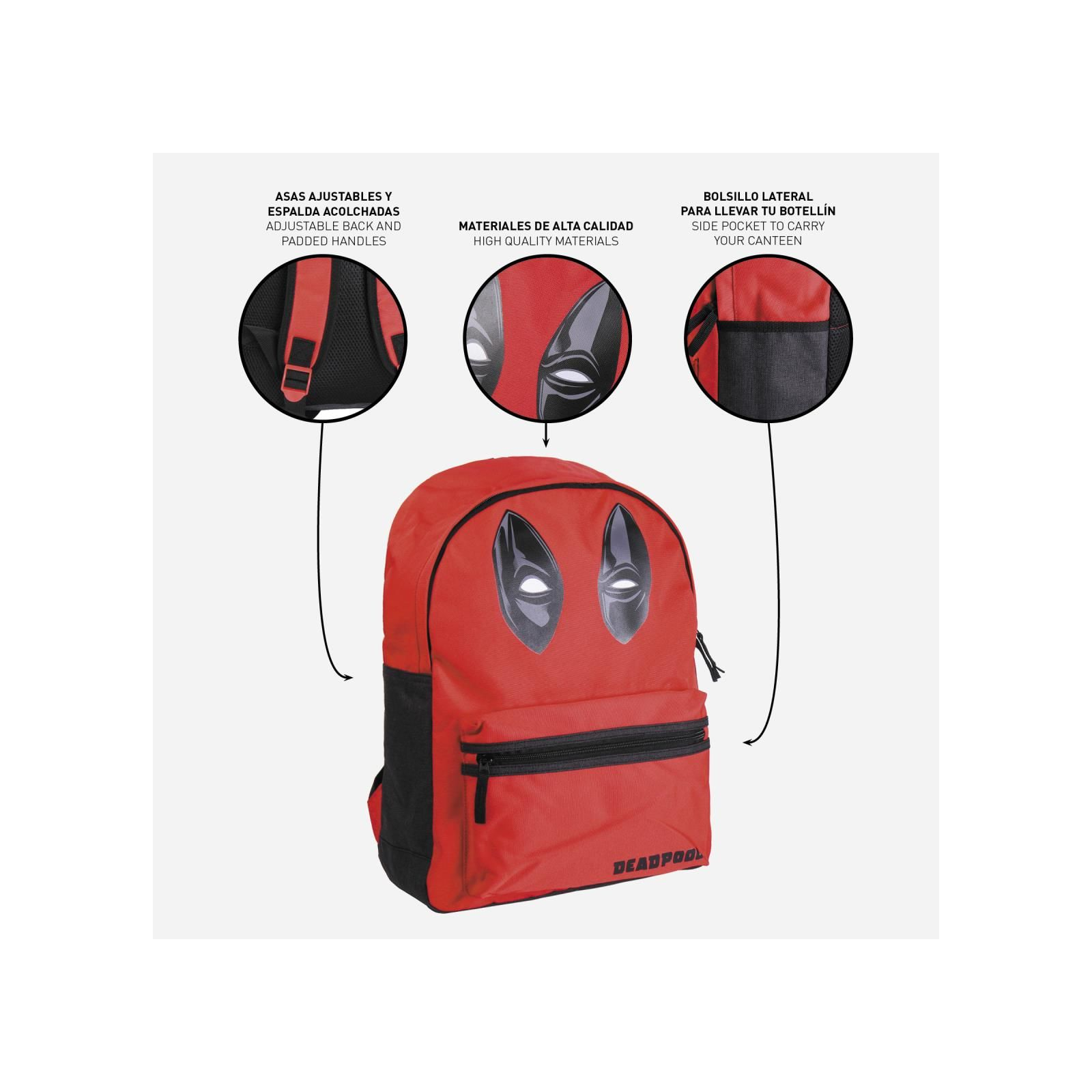 Рюкзак школьный Cerda Marvel Deadpool - Casual Urban Backpack (CERDA-2100003720) изображение 4