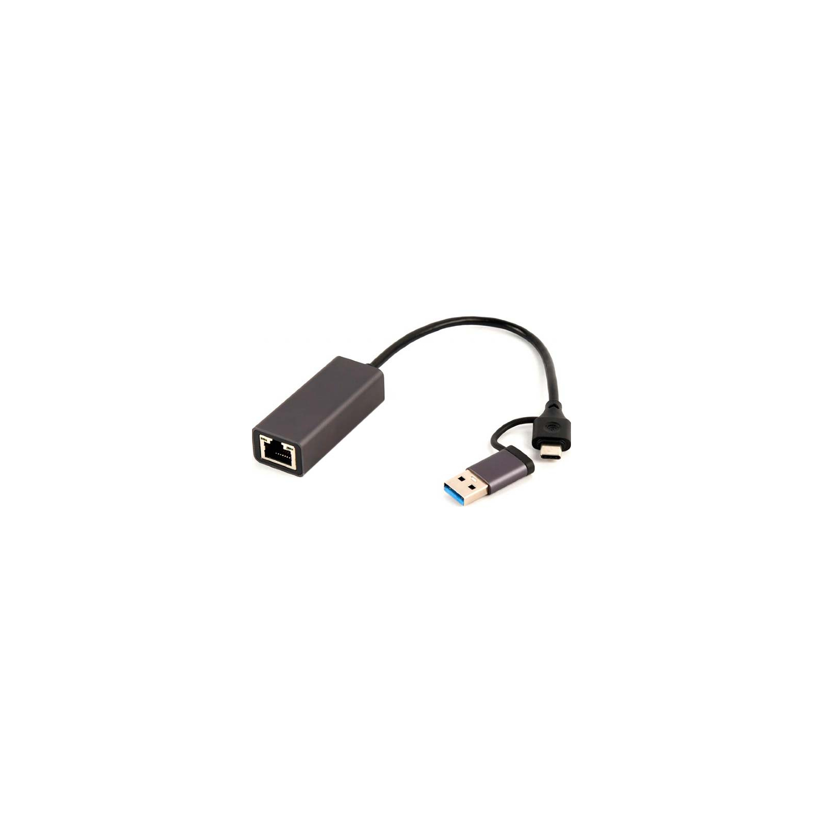 Адаптер USB-A/USB/C to 1Gbps Lan Cablexpert (A-USB3AC-LAN-01) изображение 2