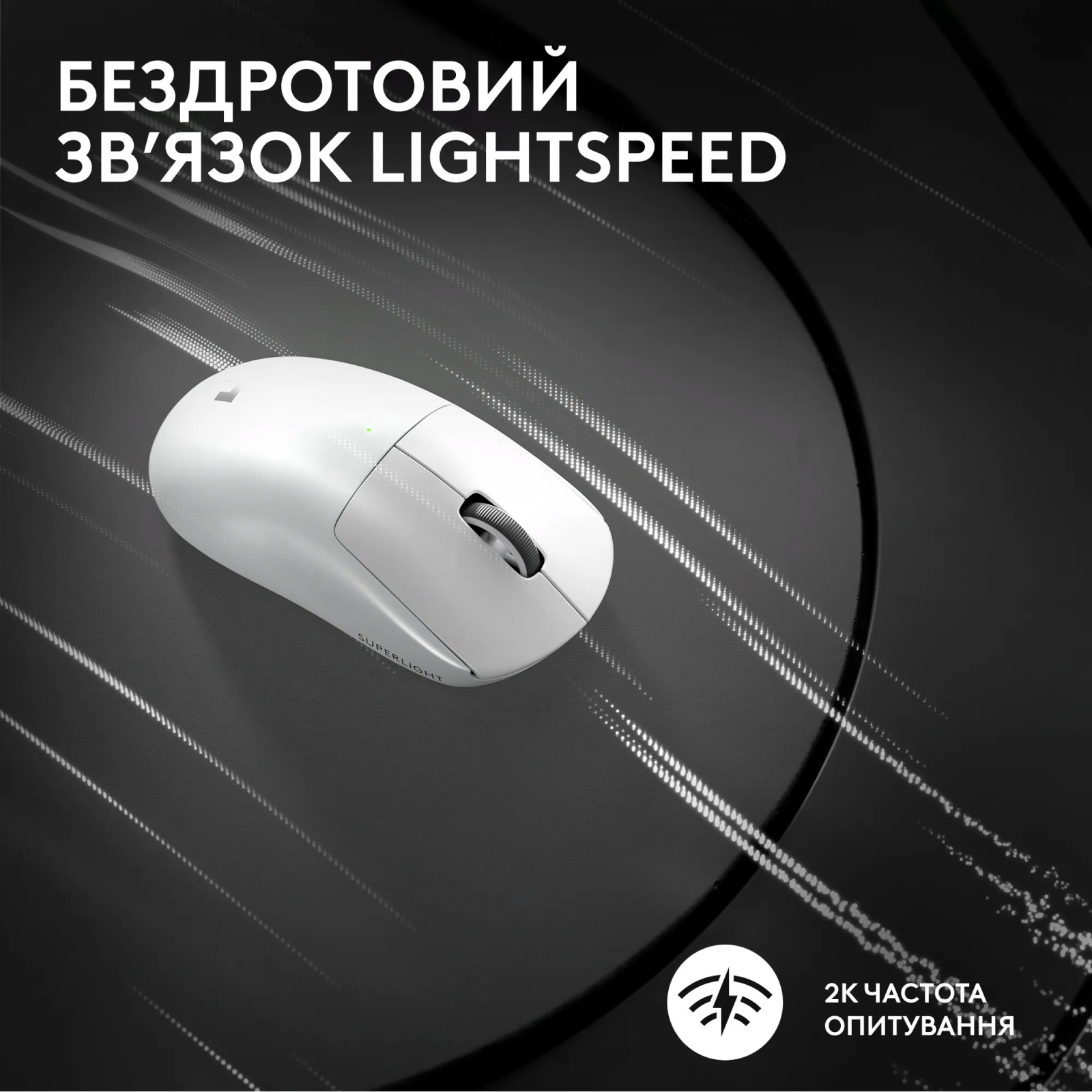 Мышка Logitech G Pro X Superlight 2 Lightspeed Wireless White (910-006638) изображение 7