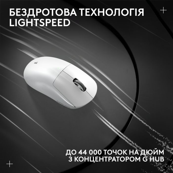 Мышка Logitech G Pro X Superlight 2 Lightspeed Wireless Black (910-006630) изображение 9