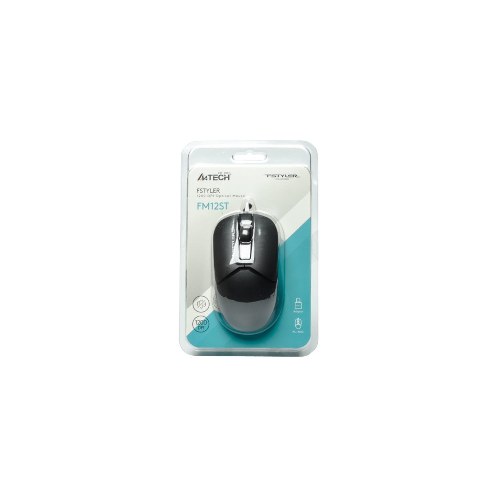 Мишка A4Tech FM12ST USB Black (4711421990271) зображення 10