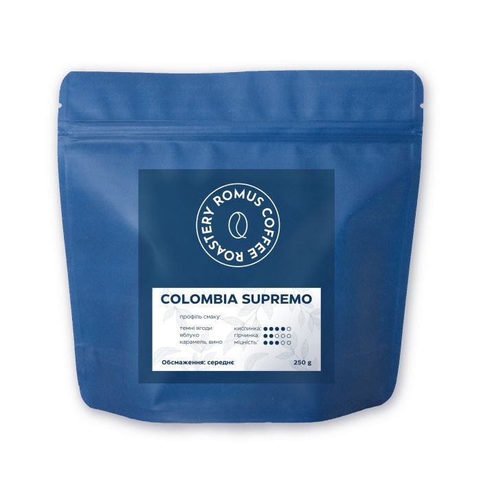 Кофе Romus Colombia Supremo в зернах 250 г (114439)