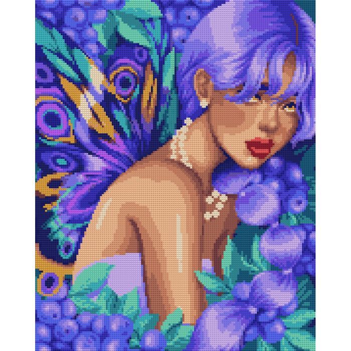 Картина по номерам Santi Лілова фея 40*50 см ©pollypop92 алмазна мозаїка (954706) > ціни в Києві та Україні Картина по номерам Santi Лілова фея 40*50 см ©pollypop92 алмазна мозаїка (954706)