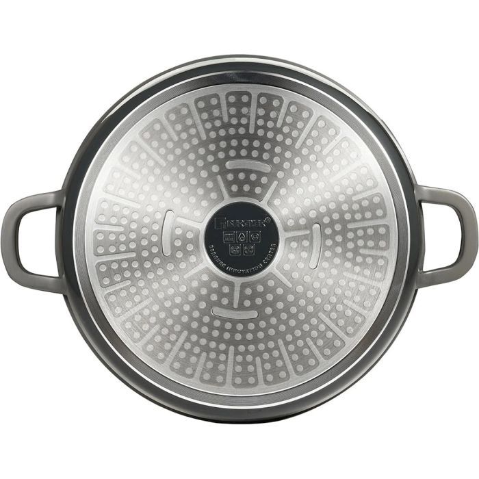Каструля Bergner Excalibur з кришкою Сіра 5.8 л (BG-36102-GY) зображення 3