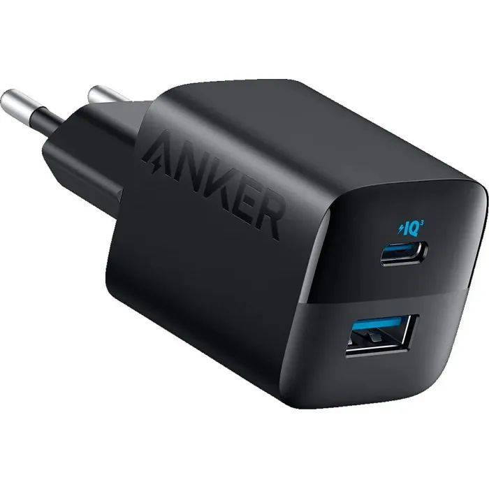 Зарядний пристрій Anker PowerPort 323 - 33W Dual-Port USB-C Black (A2331G11)