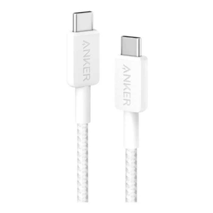 Дата кабель USB-C to USB-C 0.9m 322 Black Anker (A81F5G11)