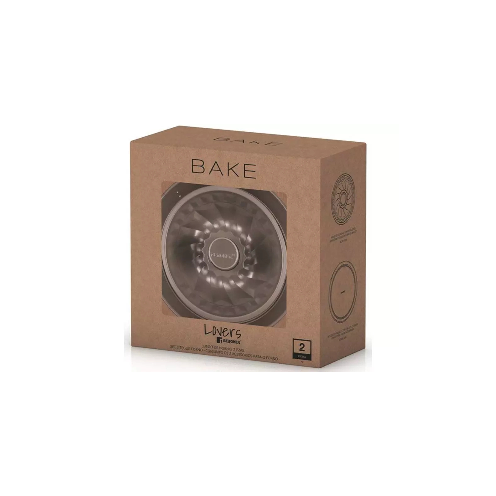 Форма для выпечки Bergner Bakeware lovers Набір 2 предмета (BG-37194-CO) изображение 4