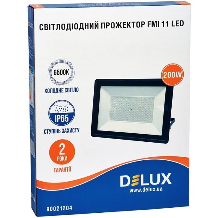 Прожектор Delux FMI 11 LED 200Вт 6500K IP65 (90021204) зображення 2