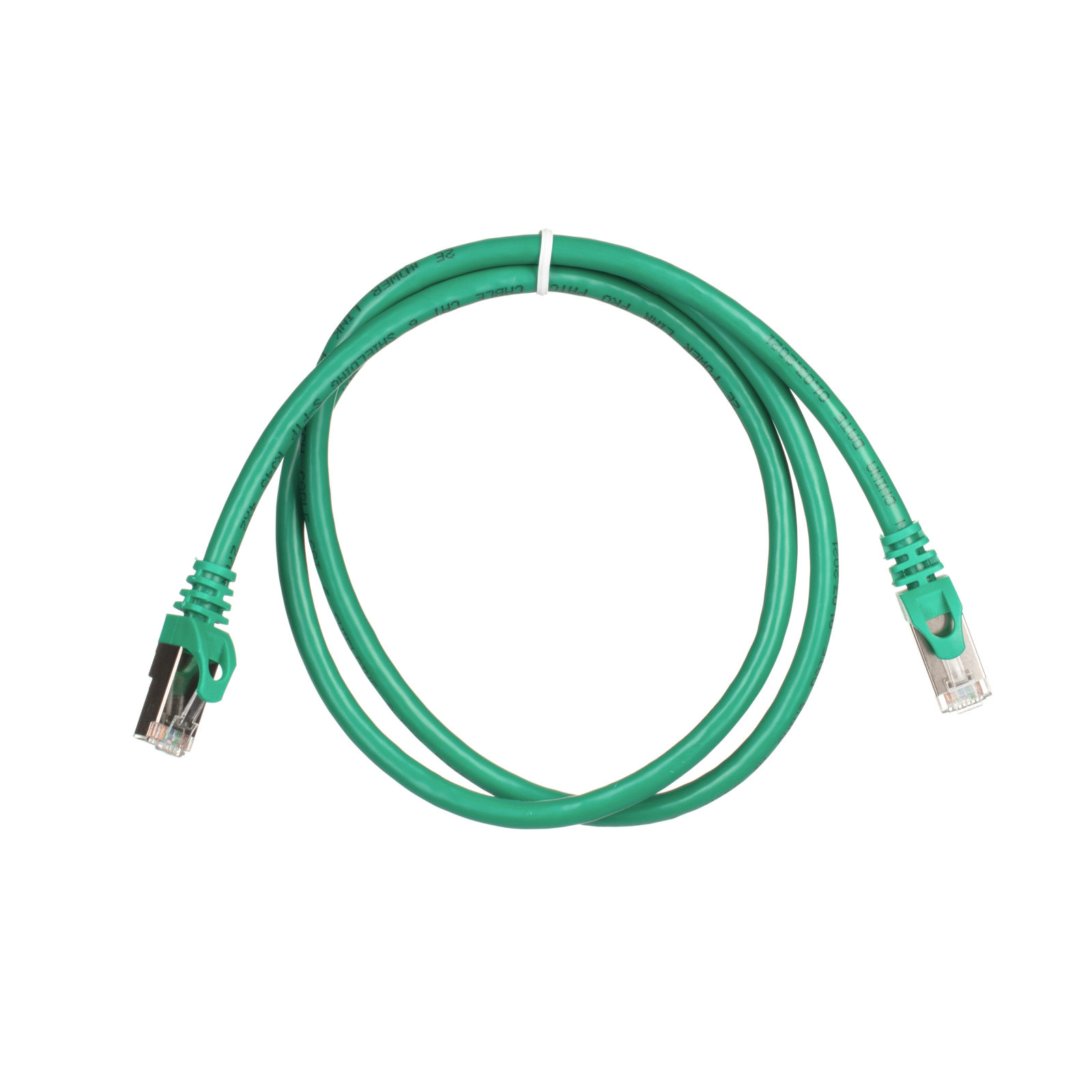 Патч-корд 1м S/FTP Cat 6 CU PVC 26AWG 7/0.16 green 2E (2E-PC6SFTPCOP-100GRN) изображение 2
