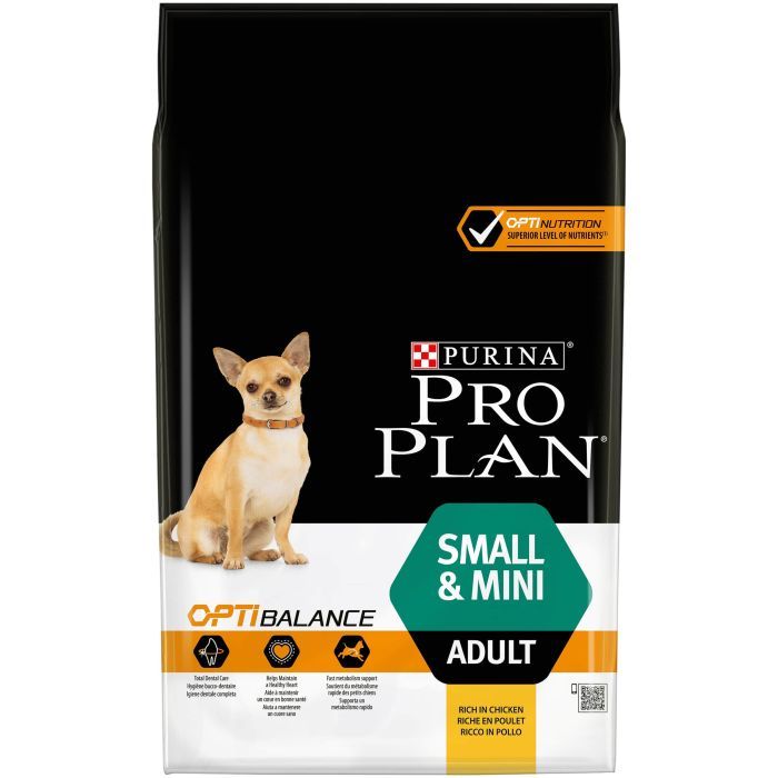 Сухий корм для собак Purina Pro Plan Dog Small&Mini Adult з куркою і рисом 7 кг (7613035123458) зображення 2
