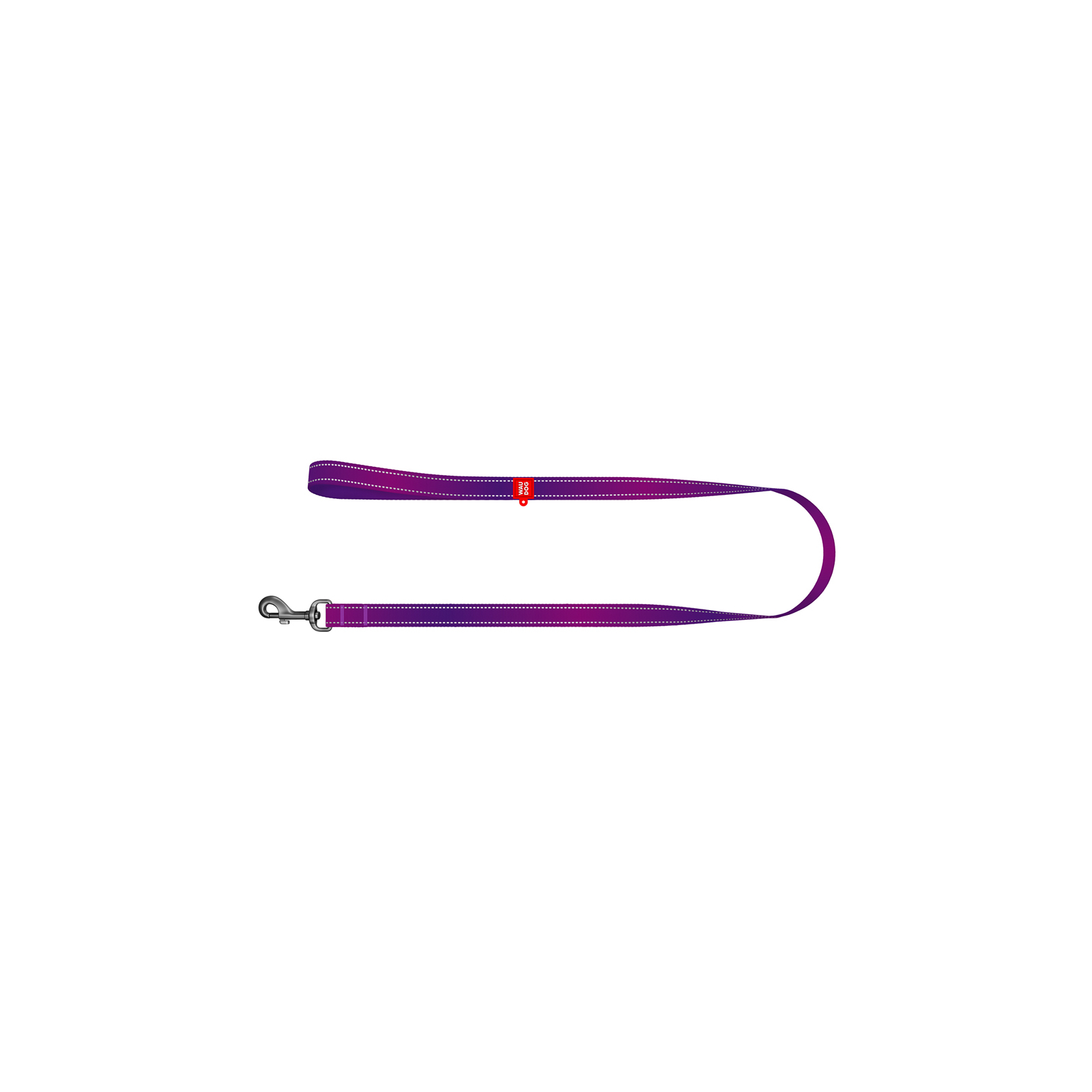 Поводок для собак WAUDOG Nylon Mono, светоотражающий L-XXL фиолетовый (52199) изображение 3
