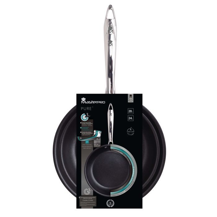 Набір сковорідок MasterPro Pure 20 / 24 см 2 шт (BGEU-5506) зображення 5