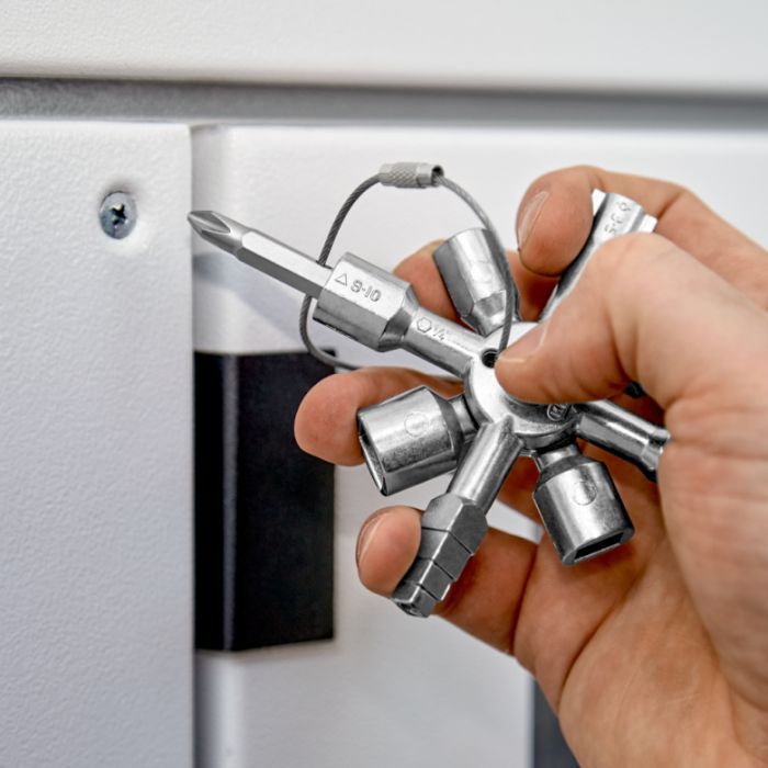 Ключ KNIPEX TwinKey для електрошаф (00 11 01) зображення 12