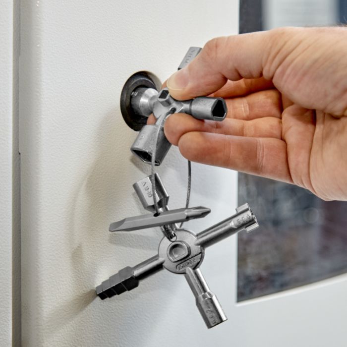 Ключ KNIPEX TwinKey для електрошаф (00 11 01) зображення 6