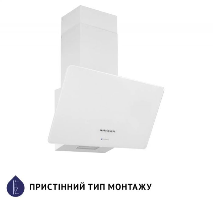 Витяжка кухонна Minola HDN 6224 WH 700 LED зображення 2