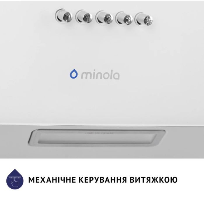 Витяжка кухонна Minola HDN 6224 WH 700 LED зображення 9