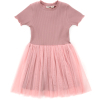 Платье POP FASHION с фатиновой юбкой (7467-116G-pink)