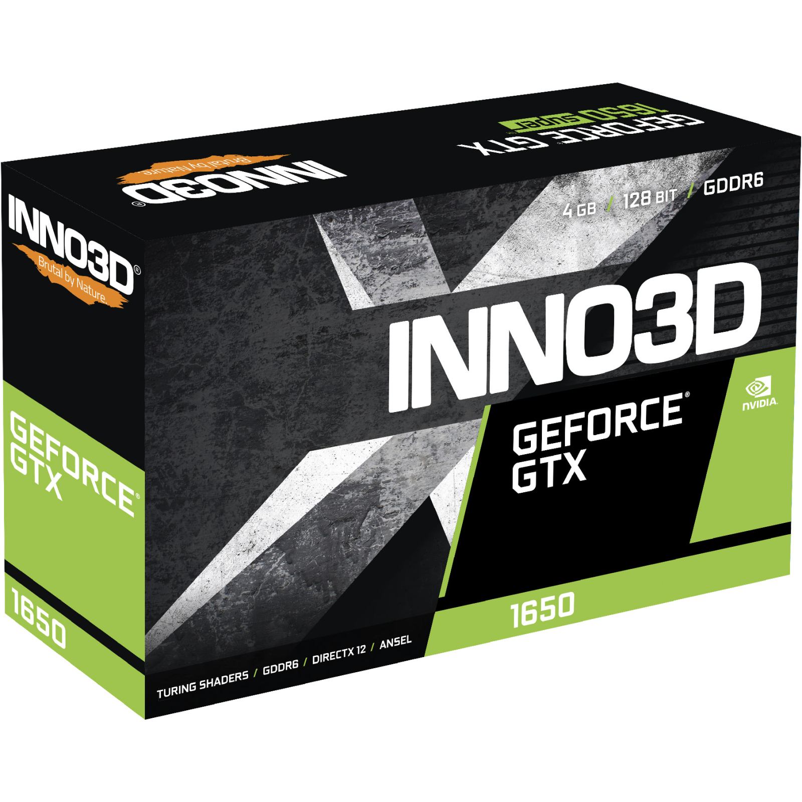 Видеокарта Inno3D GeForce GTX1650 4096Mb Twin X2 OC (N16502-04D6X-171330N) изображение 5