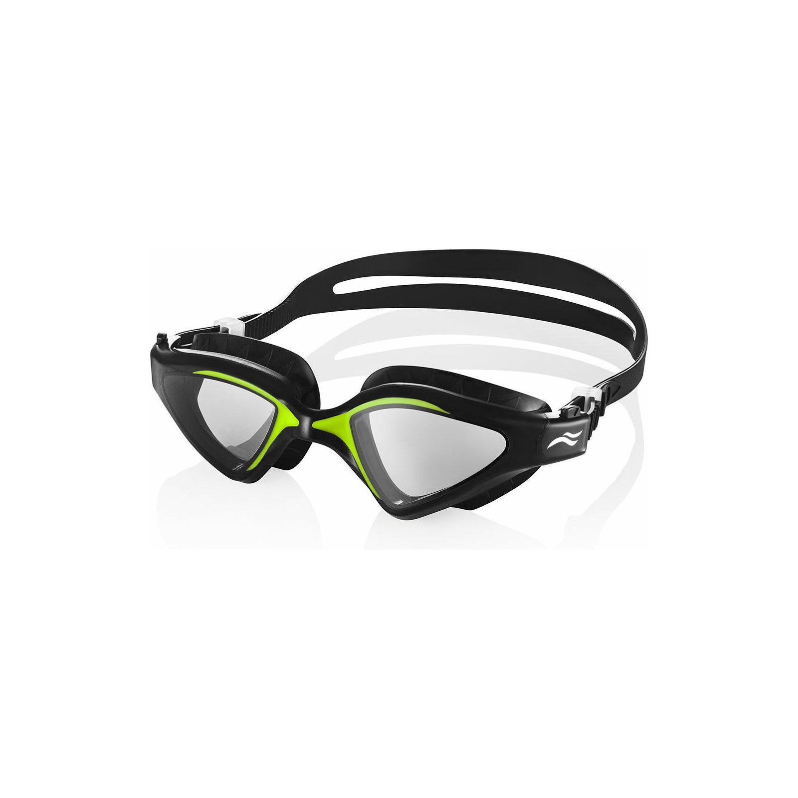 Окуляри для плавання Aqua Speed Raptor 049-38 5853 чорний, зелений OS (5908217658531)
