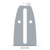 Шина для цепной пилы Oregon 3/8'', 1.1 мм, длина 12''/30 см (124MLEA041) изображение 3