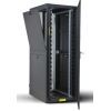Шкаф напольный Kingda 42U 19" 600x1000, RAL9004, перф. двері, розібрана (KD-002-6042M) изображение 2