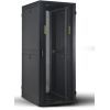 Шкаф напольный Kingda 42U 19" 600x1000, RAL9004, перф. двері, розібрана (KD-002-6042M)