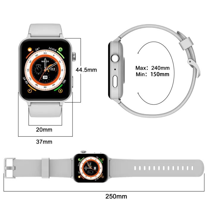 Смарт-годинник Blackview R30 Pro Grey (6931548317432) зображення 7