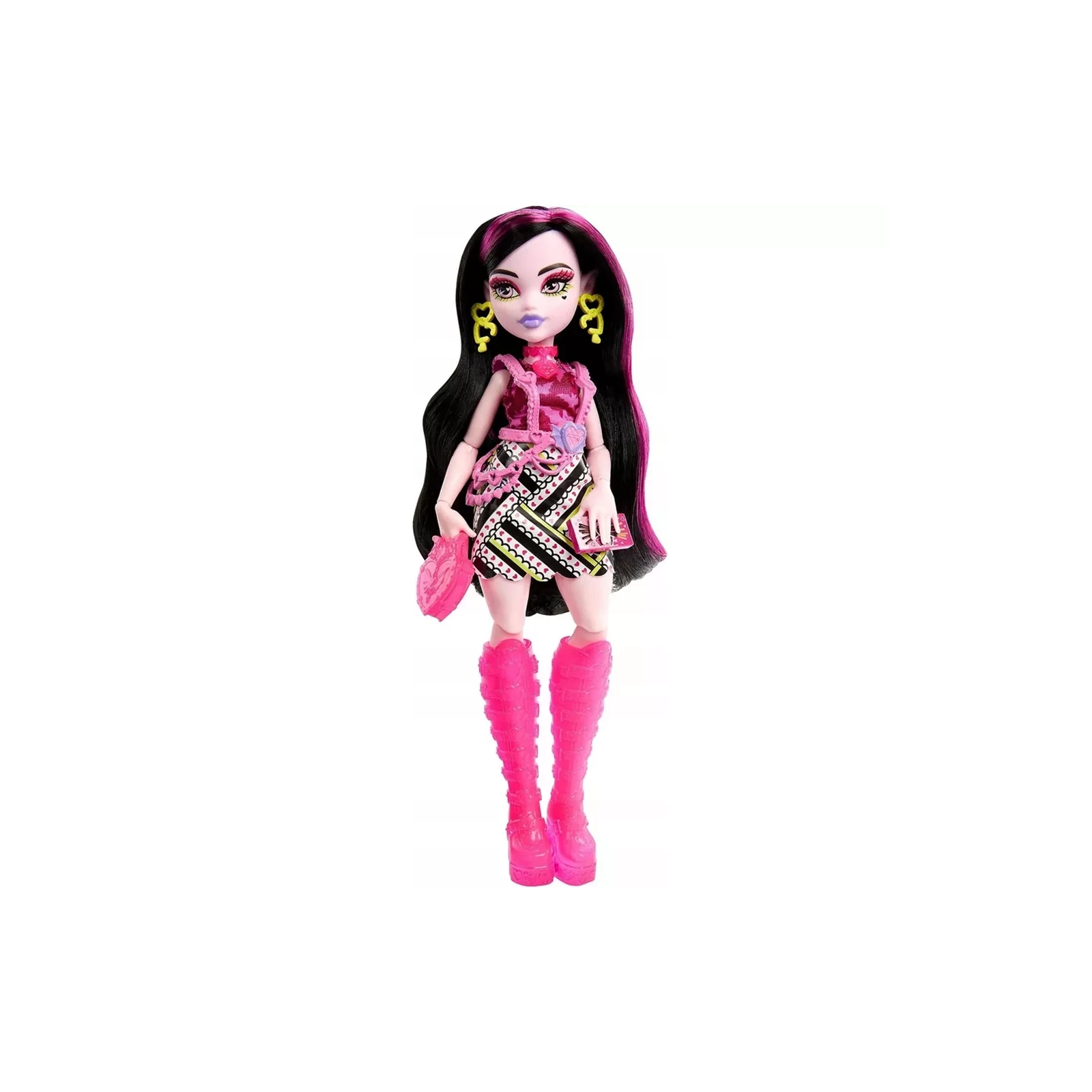Кукла Monster High Неоновые и бомбезные Ужас-секреты Дракулоры (HNF78) изображение 4