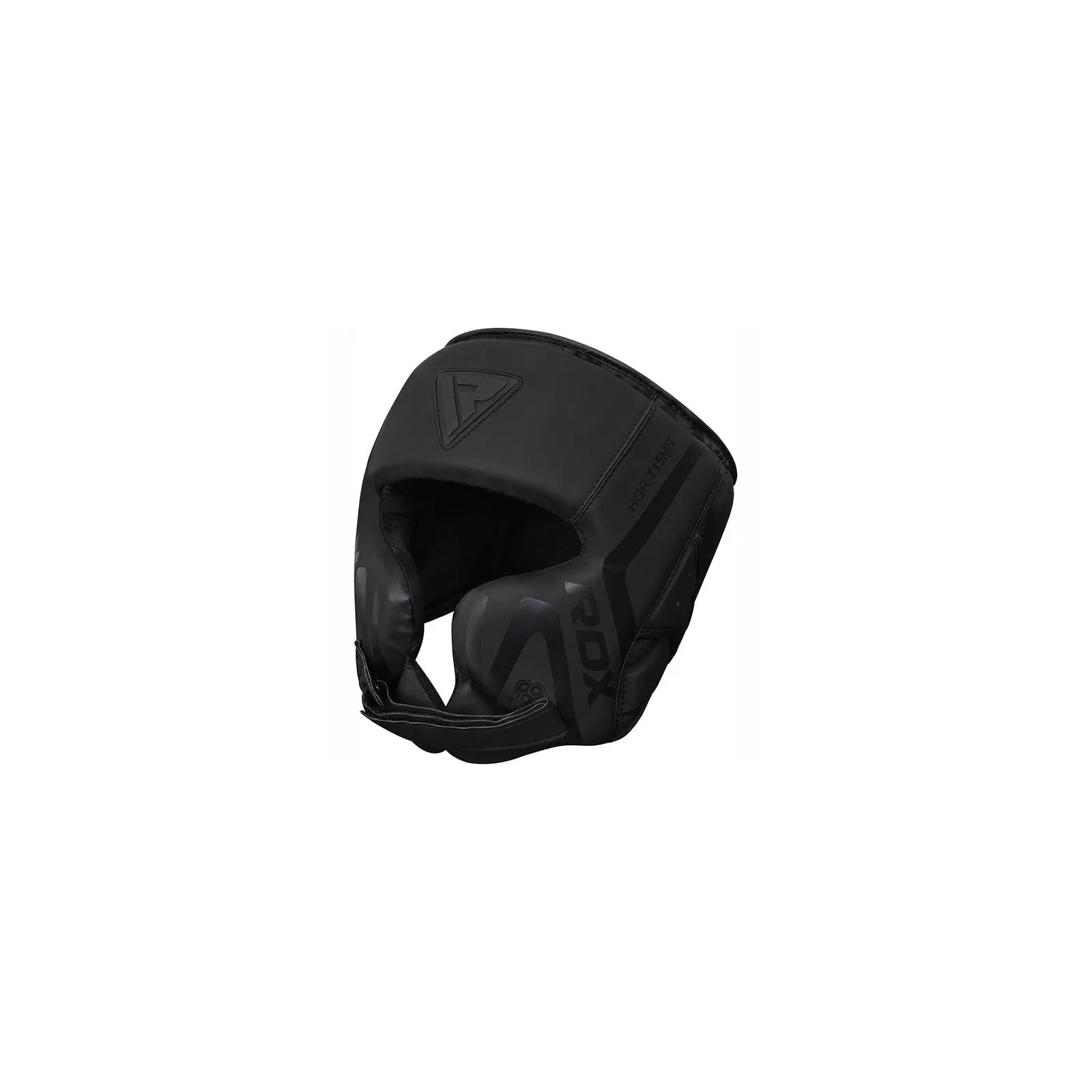 Боксерский шлем RDX T15 Noir Cheek Protector Matte Black L (HGR-T15MB-L) изображение 2