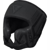 Боксерский шлем RDX T15 Noir Cheek Protector Matte Black L (HGR-T15MB-L) изображение 2