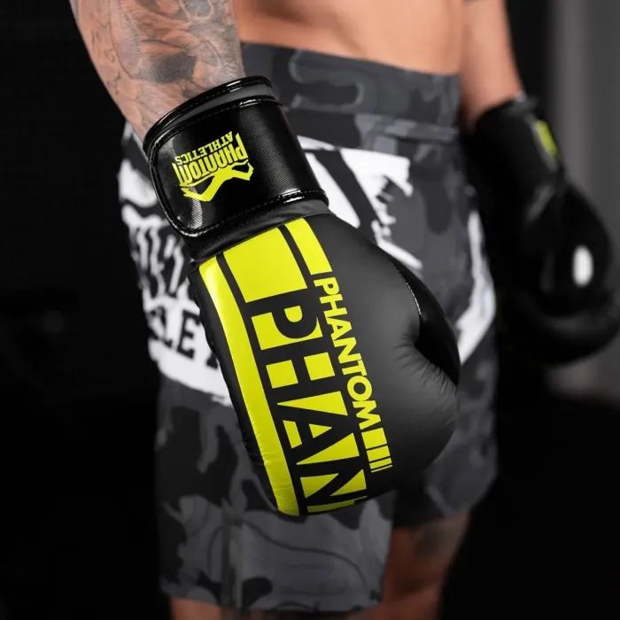 Боксерские перчатки Phantom APEX Elastic Gold 16oz (PHBG2215-16) изображение 10