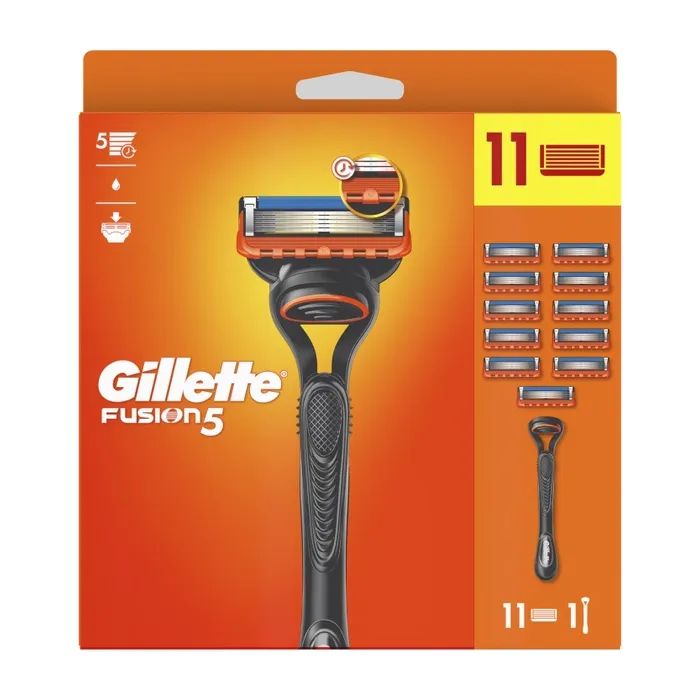 Бритва Gillette Fusion5 с 4 сменными картриджами (7702018556274/7702018610266) изображение 2