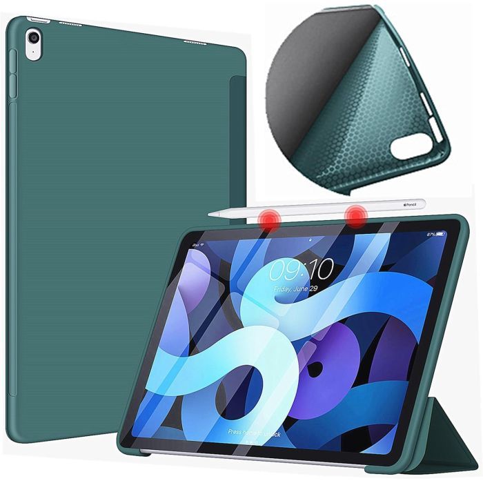 Чохол до планшета BeCover Tri Fold Soft TPU Silicone Apple iPad Air (4/5) 2020/2022 10.9" Pink (711133) зображення 2