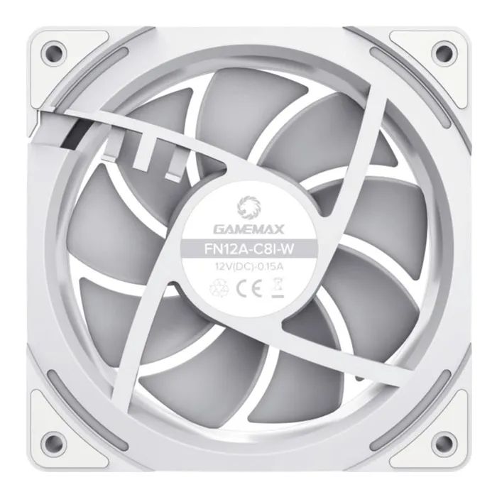 Кулер для корпуса Gamemax FN12A-C8I-W изображение 4