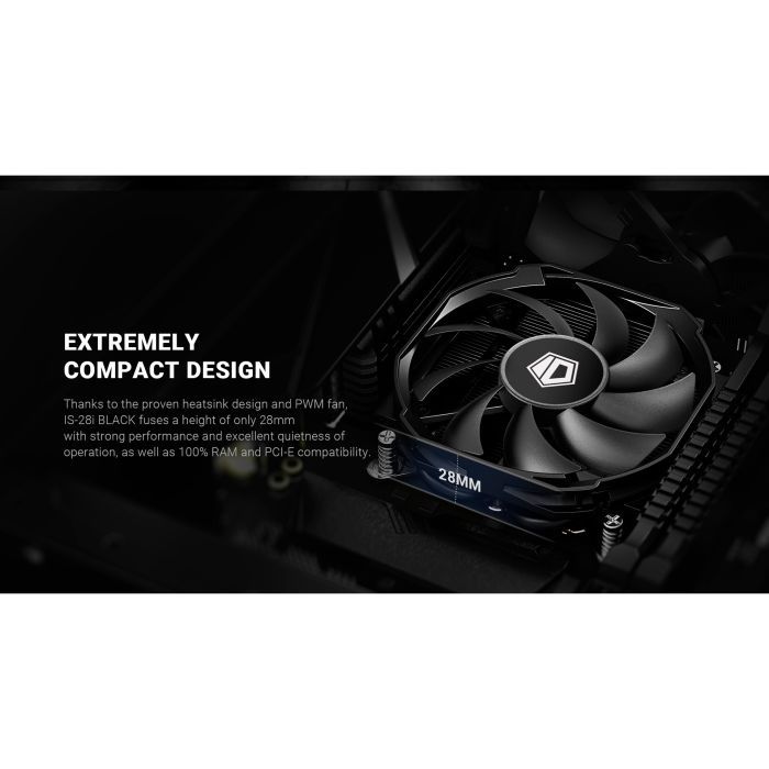 Кулер для процессора ID-Cooling IS-28i BLACK изображение 9