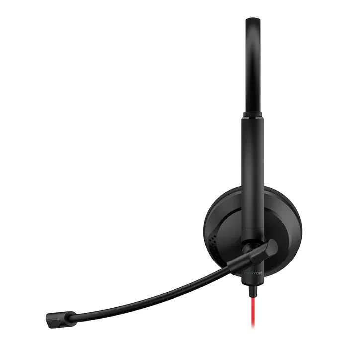 Наушники Canyon HS-07 PC Mic 3.5/USB 2.8 м Black (CNS-HS07B) изображение 4